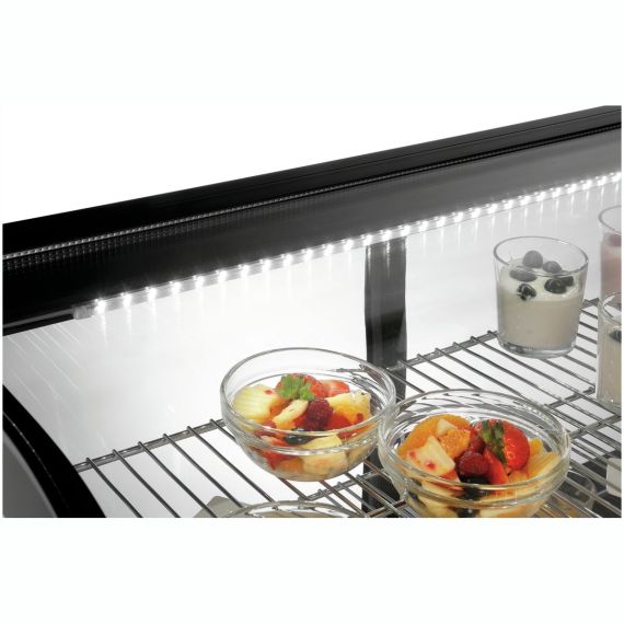 Bartscher DeliCool II Kühltheke – Gastronomie-Kühlung, Klimaklasse 4, 0,16 KW, Energieeffizienz B, 652 Mm Breite